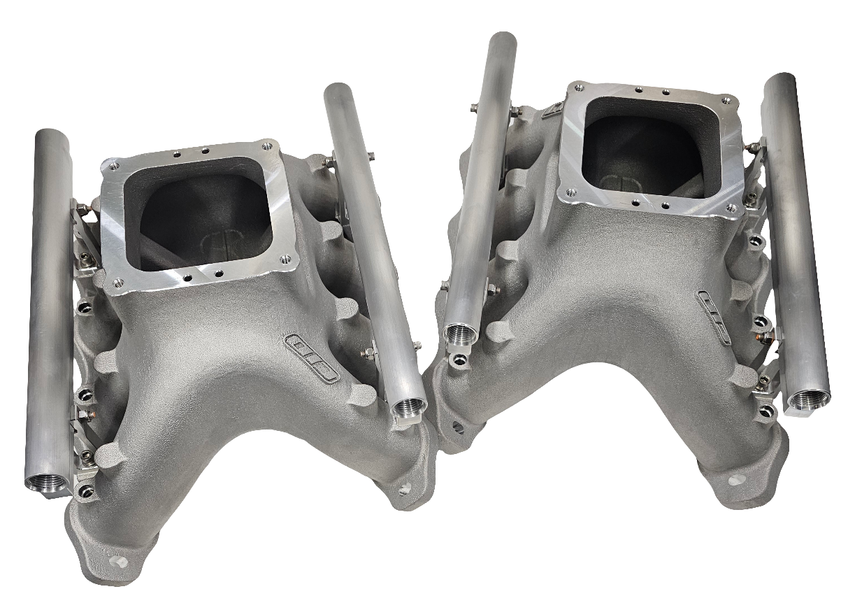 10.2" Deck Printed Sand Core CID SB Ford SC2 5.0 4500 EFI Lower Fuel Rail BA Intake Manifold. (7830335422538) (7830337650762) (8003282108490)