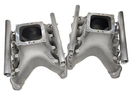 10.2" Deck Printed Sand Core CID SB Ford SC2 5.0 4500 EFI Lower Fuel Rail BA Intake Manifold. (7830335422538) (7830337650762) (8003282108490)