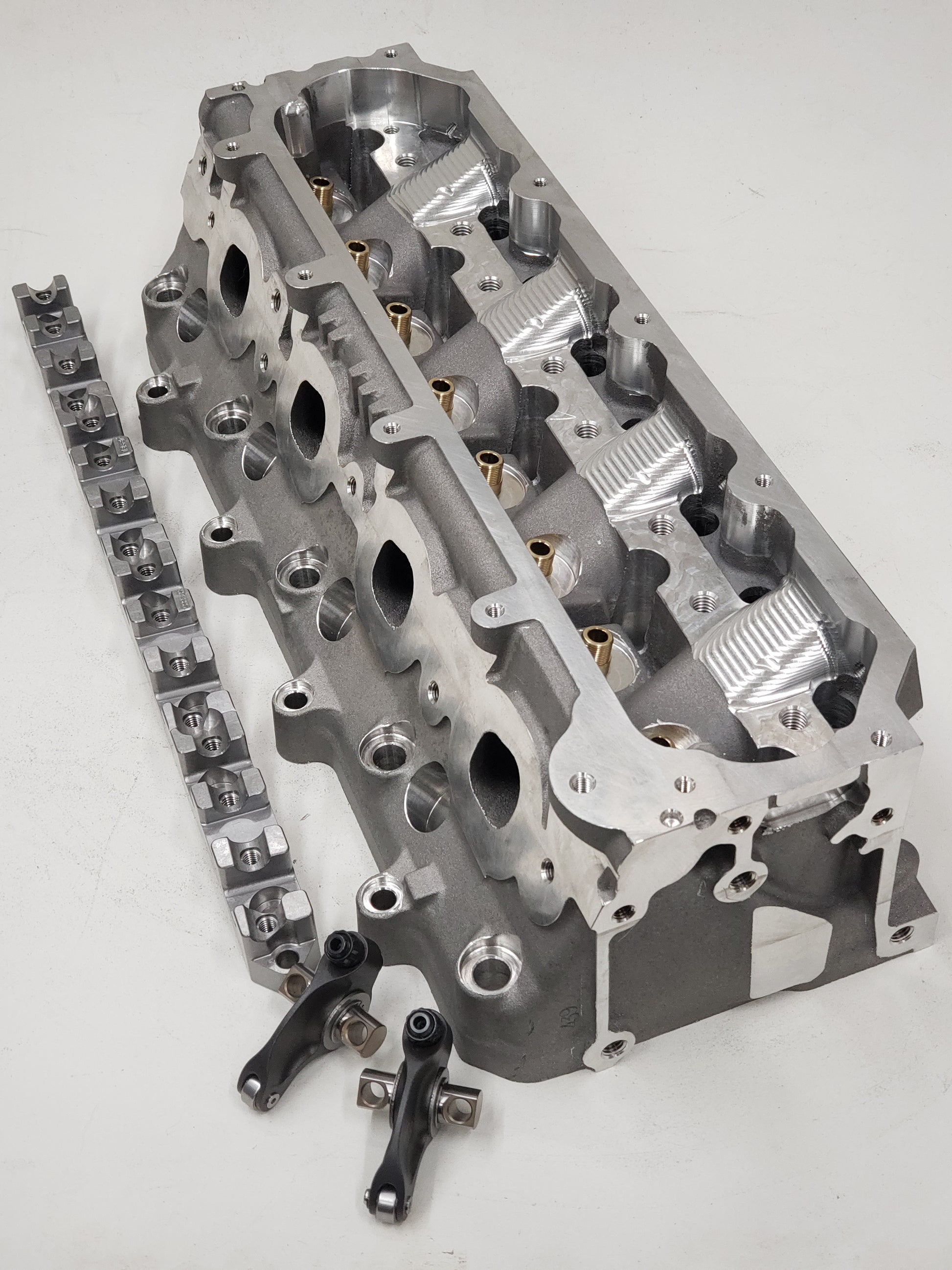 CID BE Gen V LT Cylinder Heads 2.5" MCSA 277cc Intake Ports Shaft Mount Rocker System 57cc Chamber CNC Ported (Price Per Pair BARE) (4677858426954)