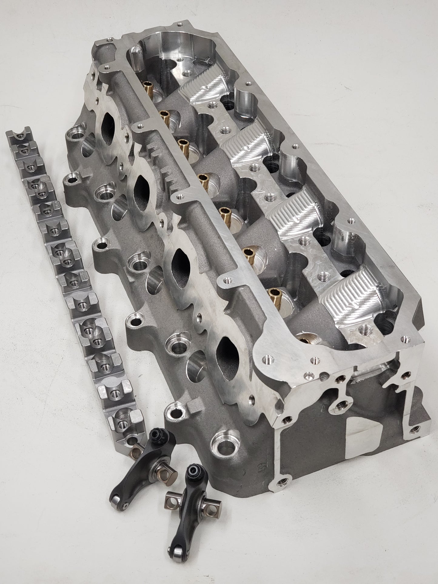 CID BE Gen V LT Cylinder Heads 2.5" MCSA 277cc Intake Ports Shaft Mount Rocker System 64cc CNC Ported (Price Per Pair BARE) (4677863931978)