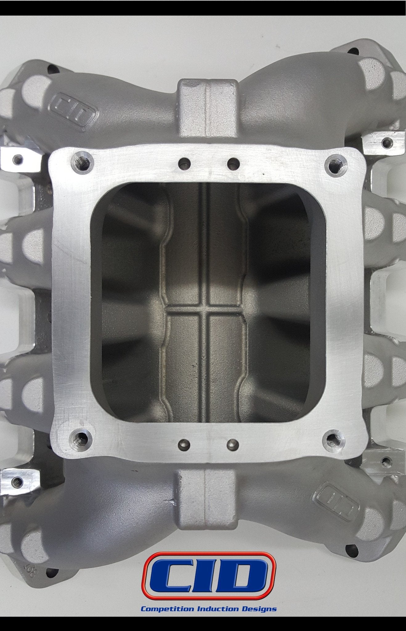 CID SB Ford 5.0 4150 Semi Finished Flange BA Intake Manifold to suit a 9.5" deck block. (1311460917322)