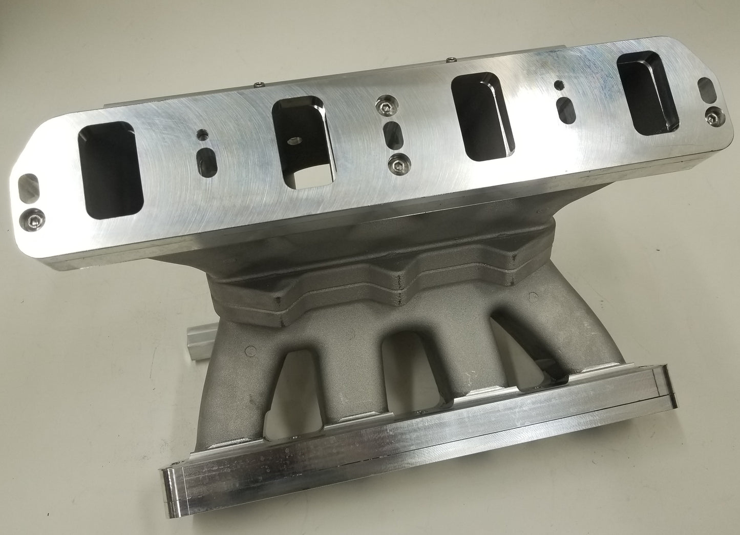 CID LSR 4500 Carb BA Intake Manifold Suit Edelbrock LSR Cylinder Heads 9.75" Deck (1679117713482)