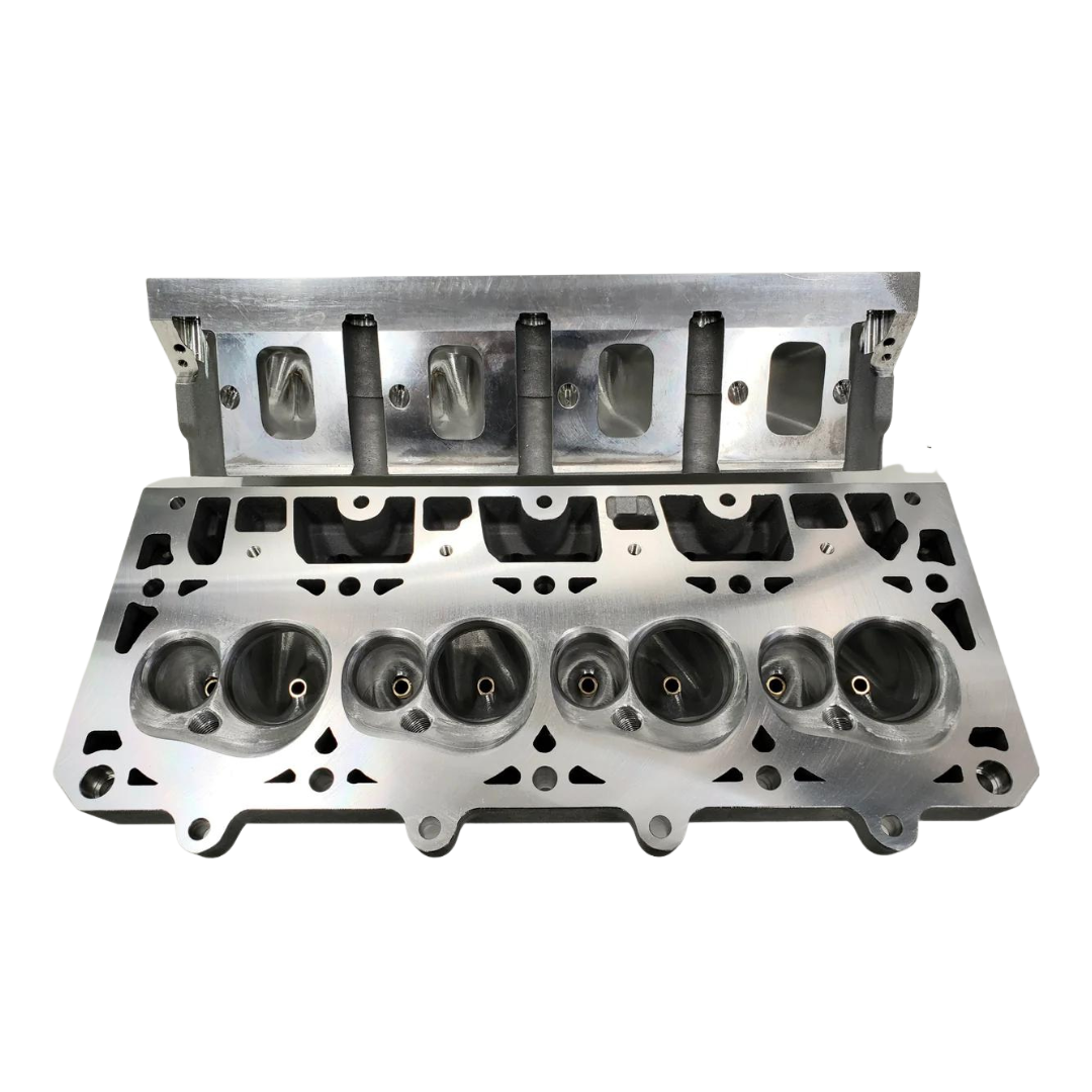 CID LS7 12D PA (Power Adder) BE Cylinder Heads 400 + CFM - 3.3" MCSA - Suit 4.125" Bore - Std Exhaust Height - 60CC Chamber (Per PAIR) (6844505358410)