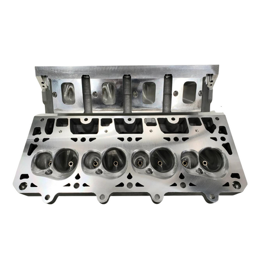 CID LS7 12D BE Cylinder Heads 420 + CFM - 3.3" MCSA - Suit 4.125" Bore - Std Exhaust Height - 45CC Chambers (Per PAIR) (6614365896778)