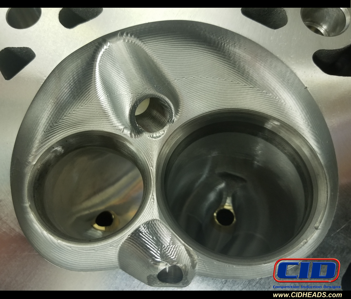 CID BE Gen V LT Cylinder Heads 2.8" MCSA Intake Ports Shaft Mount Rocker System 57cc Chamber CNC Ported (Price Per Pair BARE) (4677788860490)